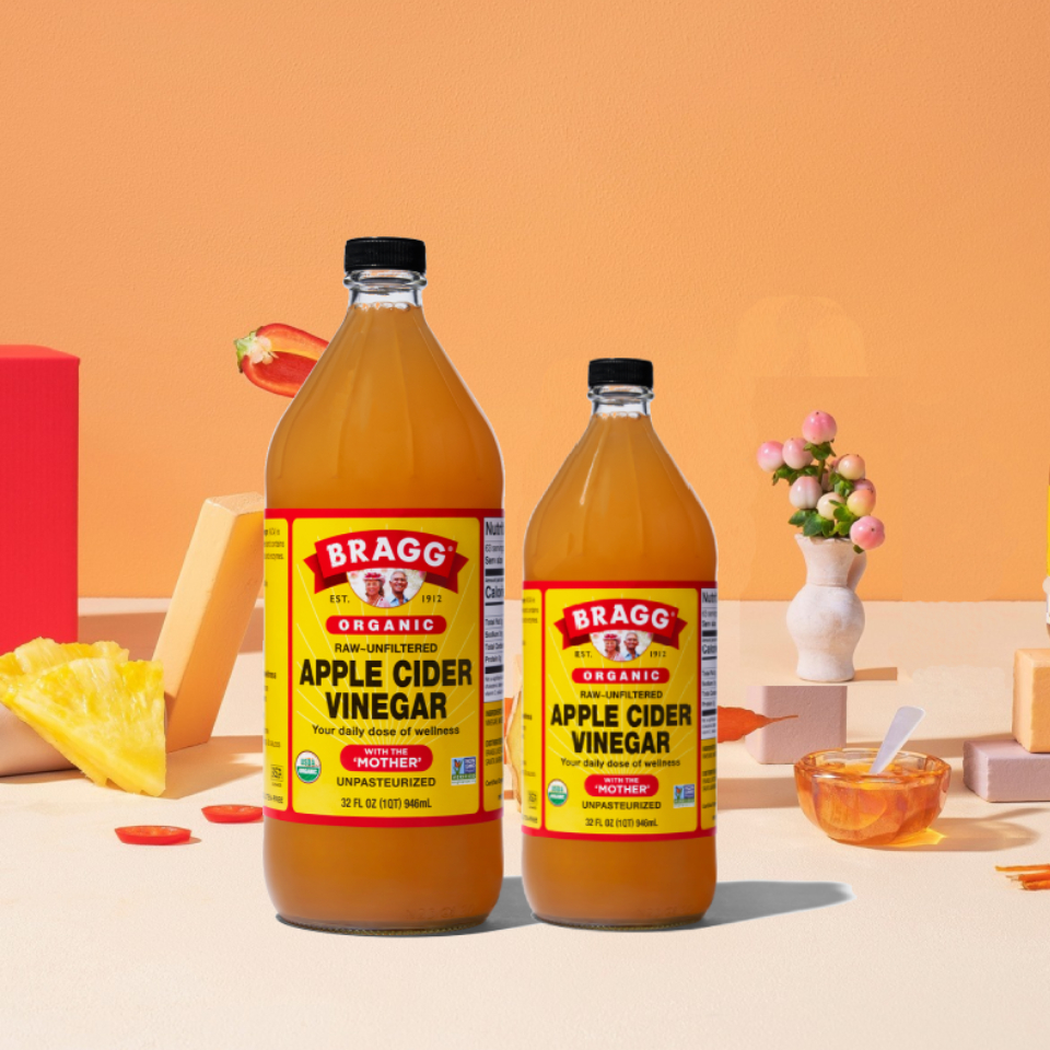 Giấm táo hữu cơ Bragg 473ml & 946ml Hàng Mỹ