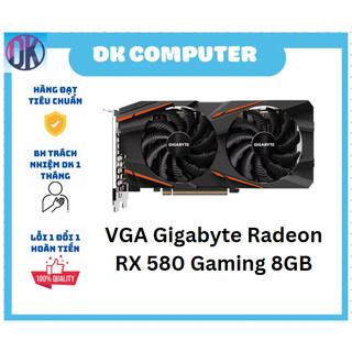 Card màn hình vga gigabyte radeon rx580 8gb gddr5 có led