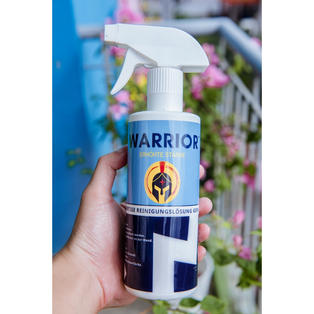 Dung Dịch Warrior 500ml Tẩy Rửa Đa Năng - Vệ Sinh Dầu Mỡ, Cặn Canxi Lâu Năm Nhà Bếp, Phòng Tắm Tặng Vòi Xịt