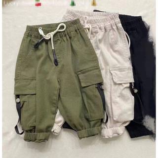 Quần kaki,quần kaki lót nỉ túi hộp bo gấu bé trai