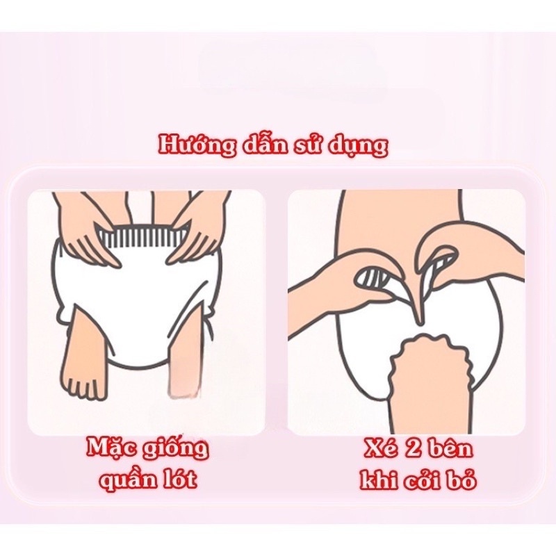 Băng vệ sinh dạng quần Tushie Treats túi 20 cái  - Dùng 1 lần, mềm mại, thấm hút, thoải mái và tiện lợi