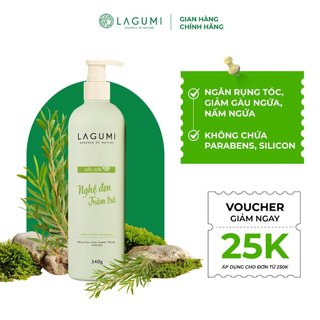  Dầu gội nghệ đen tràm trà LAGUMI 340gr