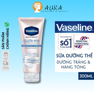Vaseline Body Tone-Up 4x Sữa dưỡng thể nâng tông tức thì 300ML Thái Lan