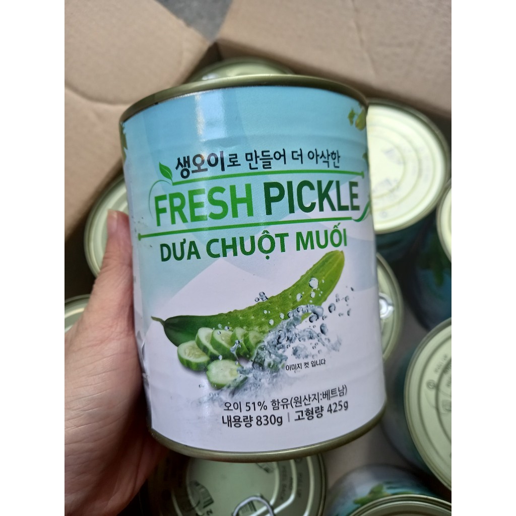 Dưa chuột muối chua ngọt kiểu Hàn Quốc - 830gram