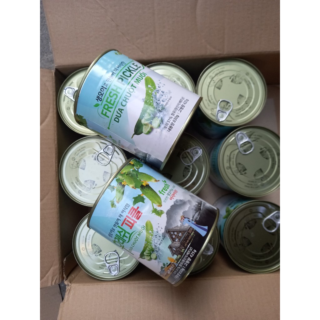 Dưa chuột muối chua ngọt kiểu Hàn Quốc - 830gram