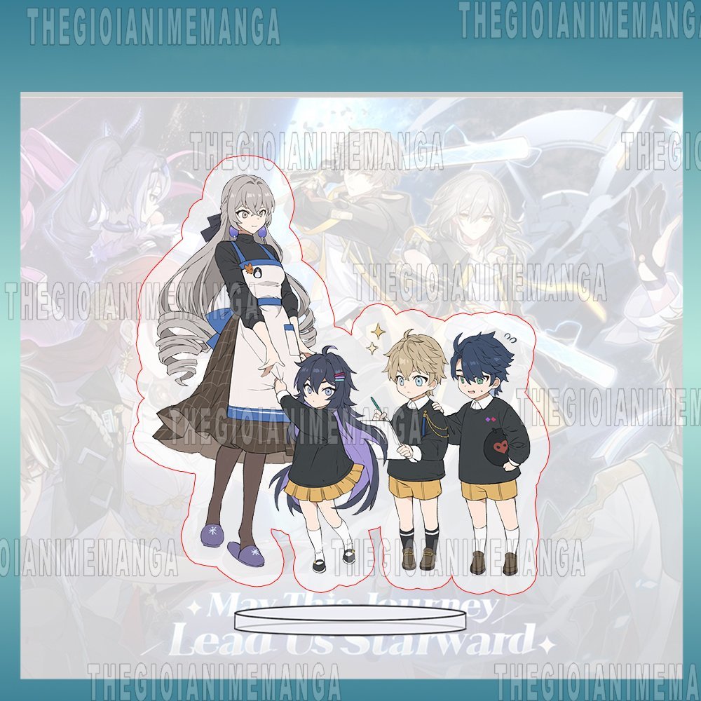 Mô hình Standee HONKAI STAR RAIL ver MẪU GIÁO tượng trang trí trưng bày mica acrylic anime chibi