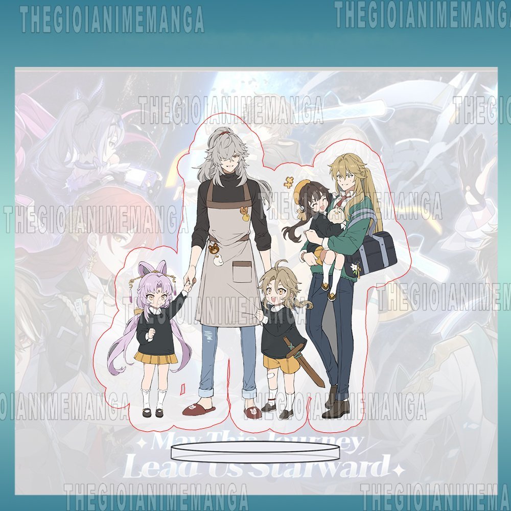 Mô hình Standee HONKAI STAR RAIL ver MẪU GIÁO tượng trang trí trưng bày mica acrylic anime chibi