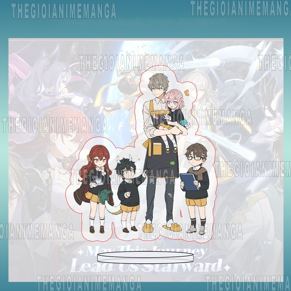 Mô hình Standee HONKAI STAR RAIL ver MẪU GIÁO tượng trang trí trưng bày mica acrylic anime chibi
