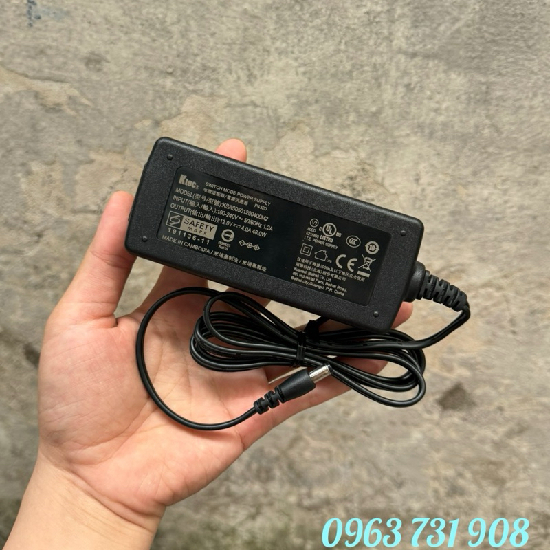 Adapter nguồn màn hình HKC 12V-4A chính hãng