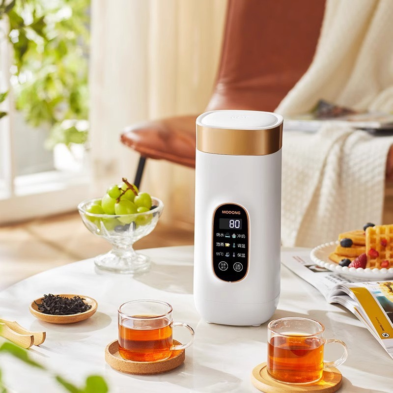 Ấm đun nước mini, bình giữ nhiệt hâm nóng Modong dung tích 650ml, lõi inox 304