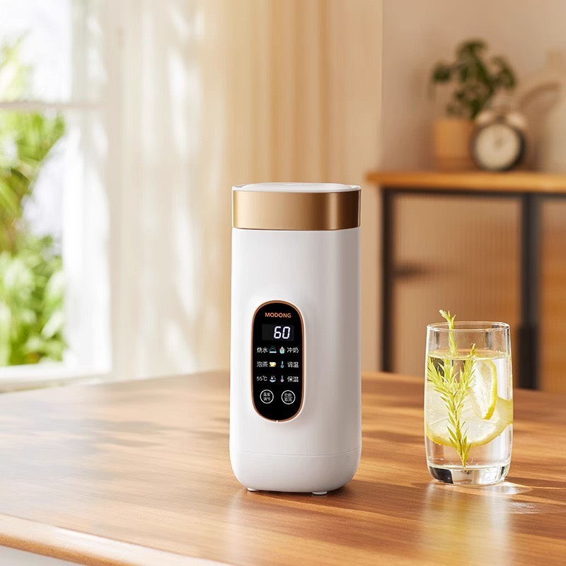 Ấm đun nước mini, bình giữ nhiệt hâm nóng Modong dung tích 650ml, lõi inox 304