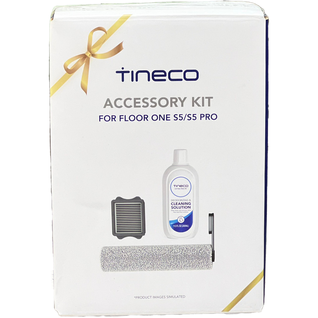 Hộp phụ kiện chuyên dụng Tineco S5/S5 Pro _Bao gồm 1 Lọc + 1 Con lăn+ 1 Nước Lau Sàn 280ml_Hàng chính hãng