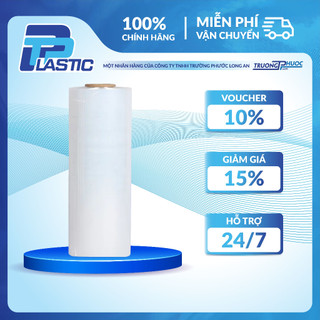 Cuộn 2,6kg-3,5kg Màng PE Quấn Hàng Pallet TP Plastic (450mm x 305m x 17mic)Hàng Xuất Khẩu Màng Nhựa Bọc Hàng Màng Co