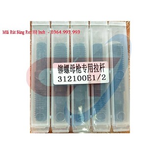 Mũi rút súng ren hệ inch 1/2 1/4 3/8 của súng rút ốc tán rocol. hệ ren đặc biệt cho tán rút