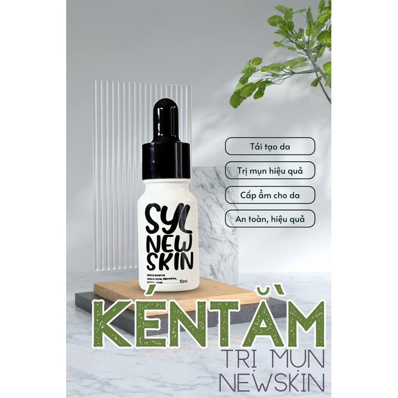 Tinh chất serum Kén Tằm New Skin ngừa mụn sau 2 tuần