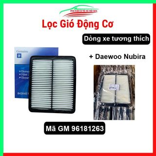 Lọc gió động cơ daewoo nubira mã gm 96181263