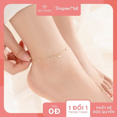 Lắc Chân Vàng 14k LCLF99 Huy Thanh Jewelry