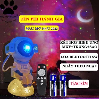   HGNLOA MẪU MỚI 2024  Đèn Phi Hành Gia Loa Blutooth 5W nháy theo nhạc tích hợp chế độ Mây Trăng Sao 