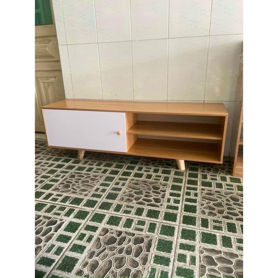 Kệ Ti Vi Để Sàn 💕FreeShip💕Bàn Trà Kèm Kệ Để Đồ Phòng Khách Sang Trọng Tiện Ích