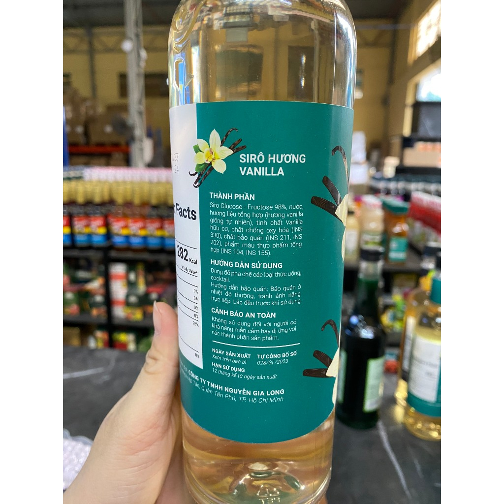 SYRUP HESTIA HOA NHÀI , VANI - JASMINE 750ML