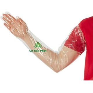 Găng tay dài thú y, dùng phẫu thuật, đỡ đẻ trong chăn nuôi