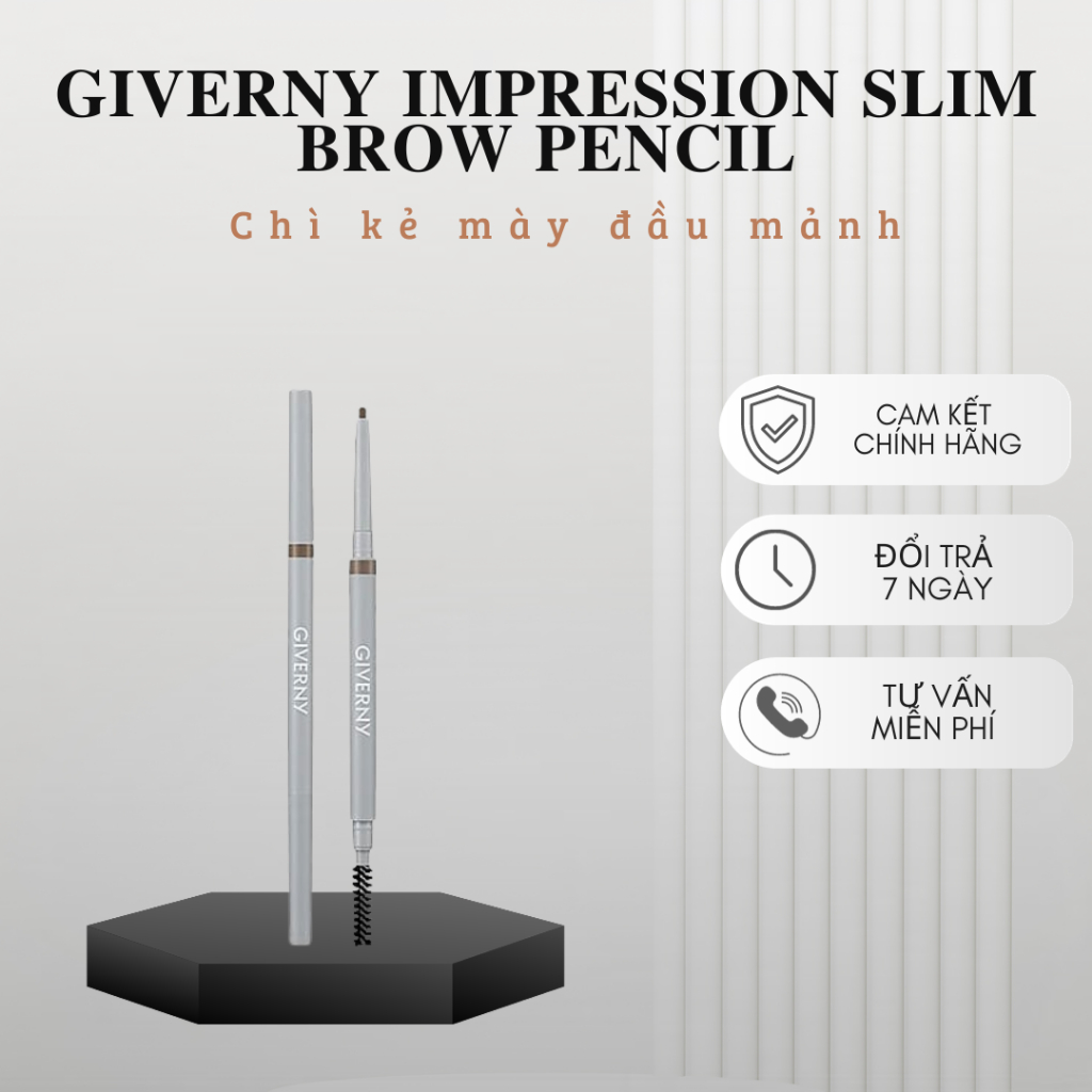 Chì kẻ mày 𝐆𝐈𝐕𝐄𝐑𝐍𝐘 𝐈𝐌𝐏𝐑𝐄𝐒𝐒𝐈𝐎𝐍 𝐒𝐋𝐈𝐌 𝐁𝐑𝐎𝐖