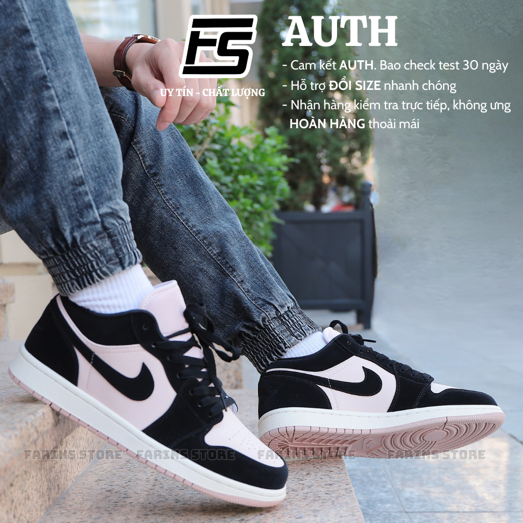 Giày Air Jordan 1 Low Guava Ice DC0774-003 Auth Cho Nam Nữ, Jordan 1 Low Real Fullbox Farins Store