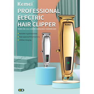 Tông đơ cắt tóc chấn viền, khắc kiểu kemei km 1312