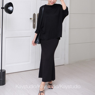 [KAYSTUDIO] ÁO ĐEN TMAX TAY DÀI