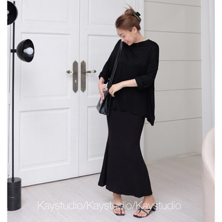 [KAYSTUDIO] ÁO ĐEN TMAX TAY DÀI