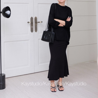[KAYSTUDIO] ÁO ĐEN TMAX TAY DÀI