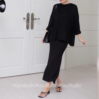 [KAYSTUDIO] ÁO ĐEN TMAX TAY DÀI