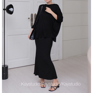 [KAYSTUDIO] ÁO ĐEN TMAX TAY DÀI