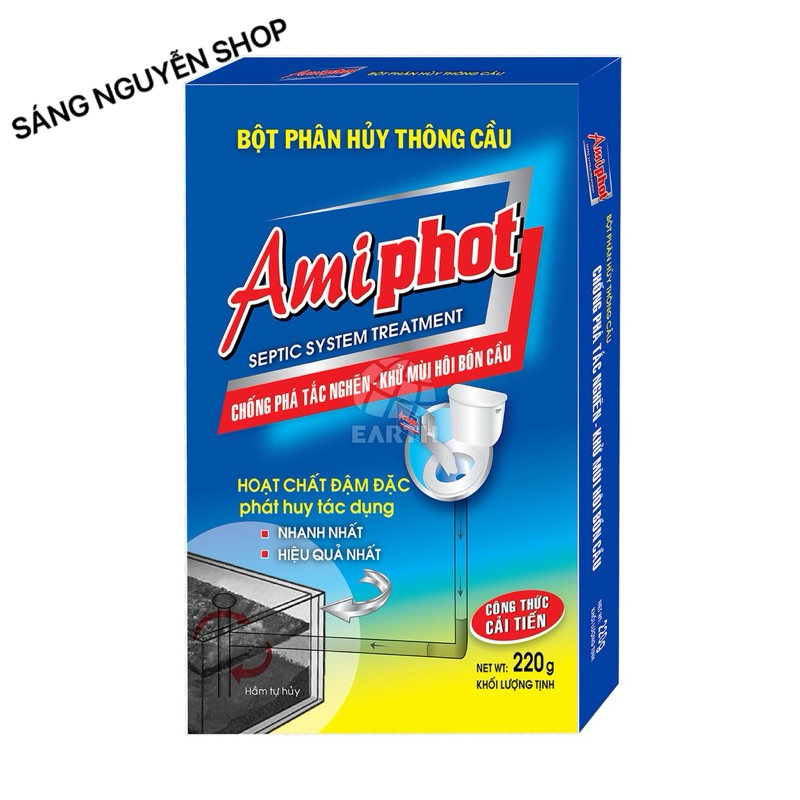 Bột Phân Huỷ Thông Cầu Amiphot 220g