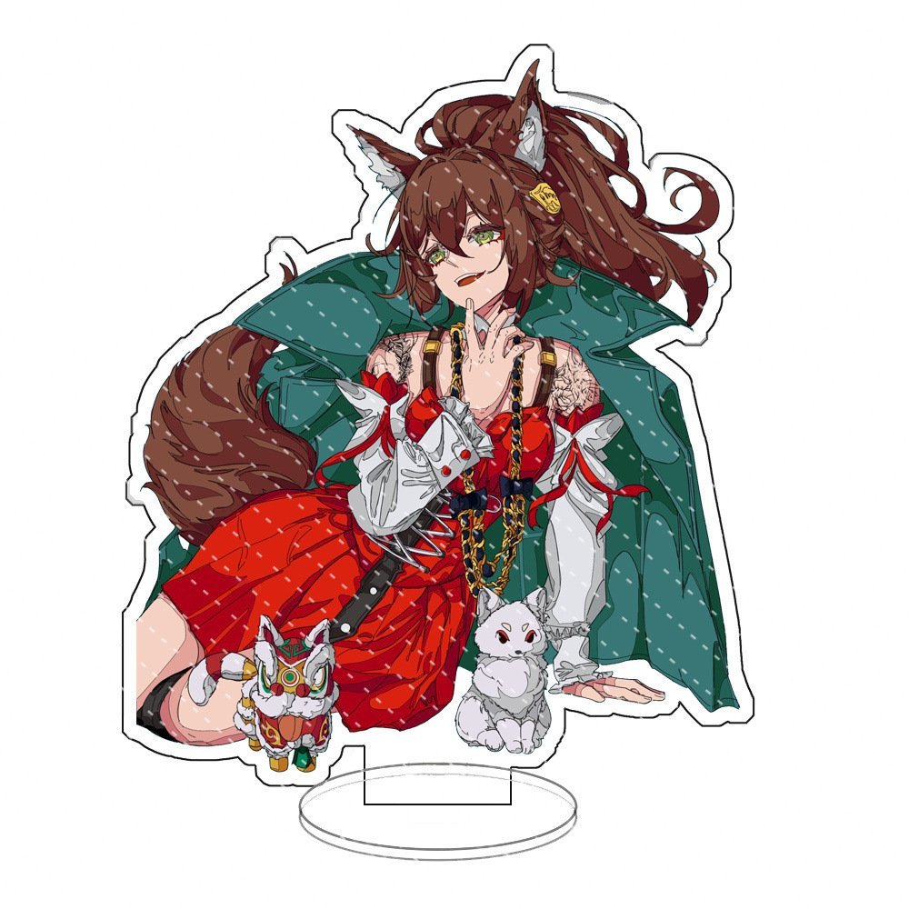 Mô hình Standee HONKAI IMPACT 3 ver NGỒI tượng trang trí trưng bày mica acrylic anime chibi