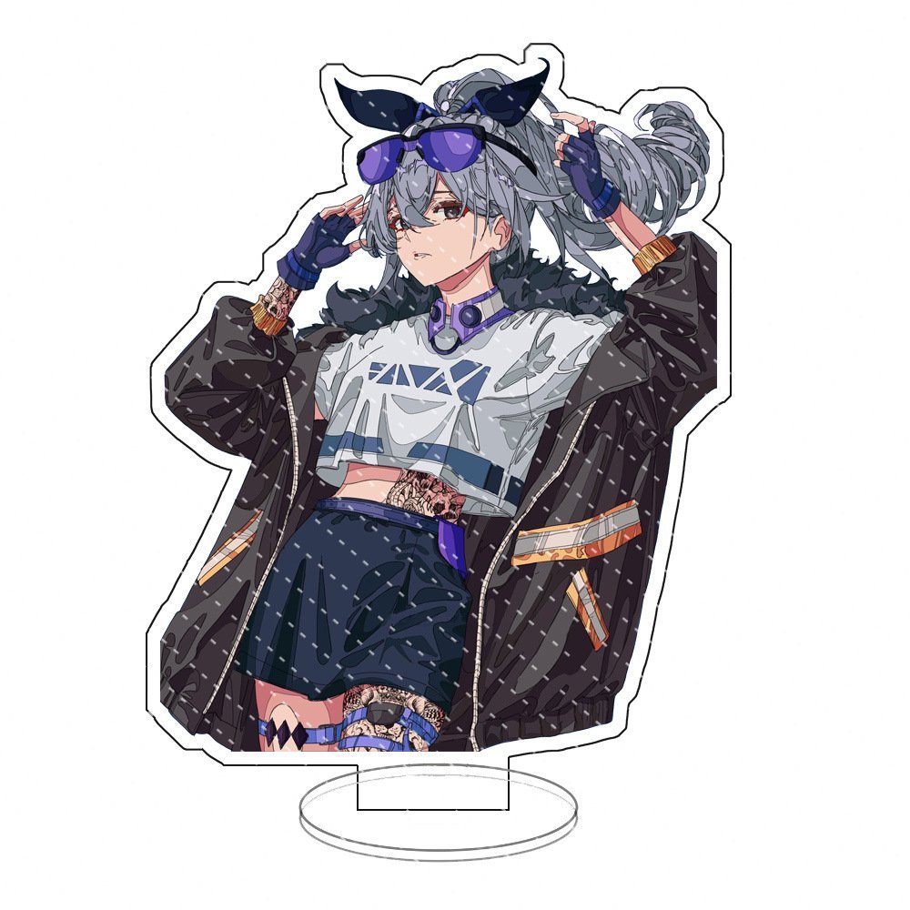 Mô hình Standee HONKAI IMPACT 3 ver NGỒI tượng trang trí trưng bày mica acrylic anime chibi