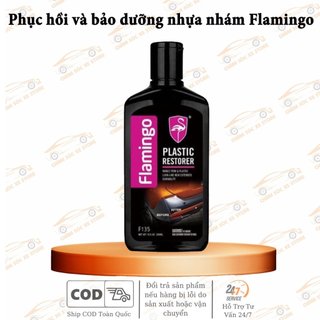 Chai Phục Hồi Và Bảo Dưỡng Các Chi Tiết Nhựa Nhám Flamingo F135 300ml