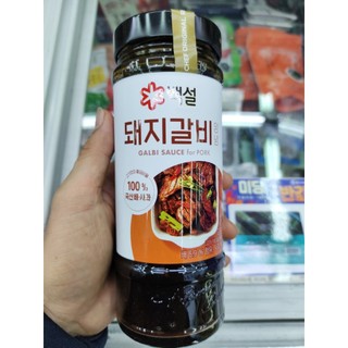 Sốt ướp sườn lợn nướng xào Hàn Quốc 500g - 돼지갈비양념