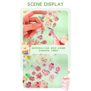 (503) Sticker, Hình Dán Cuộn Trang Trí Sổ