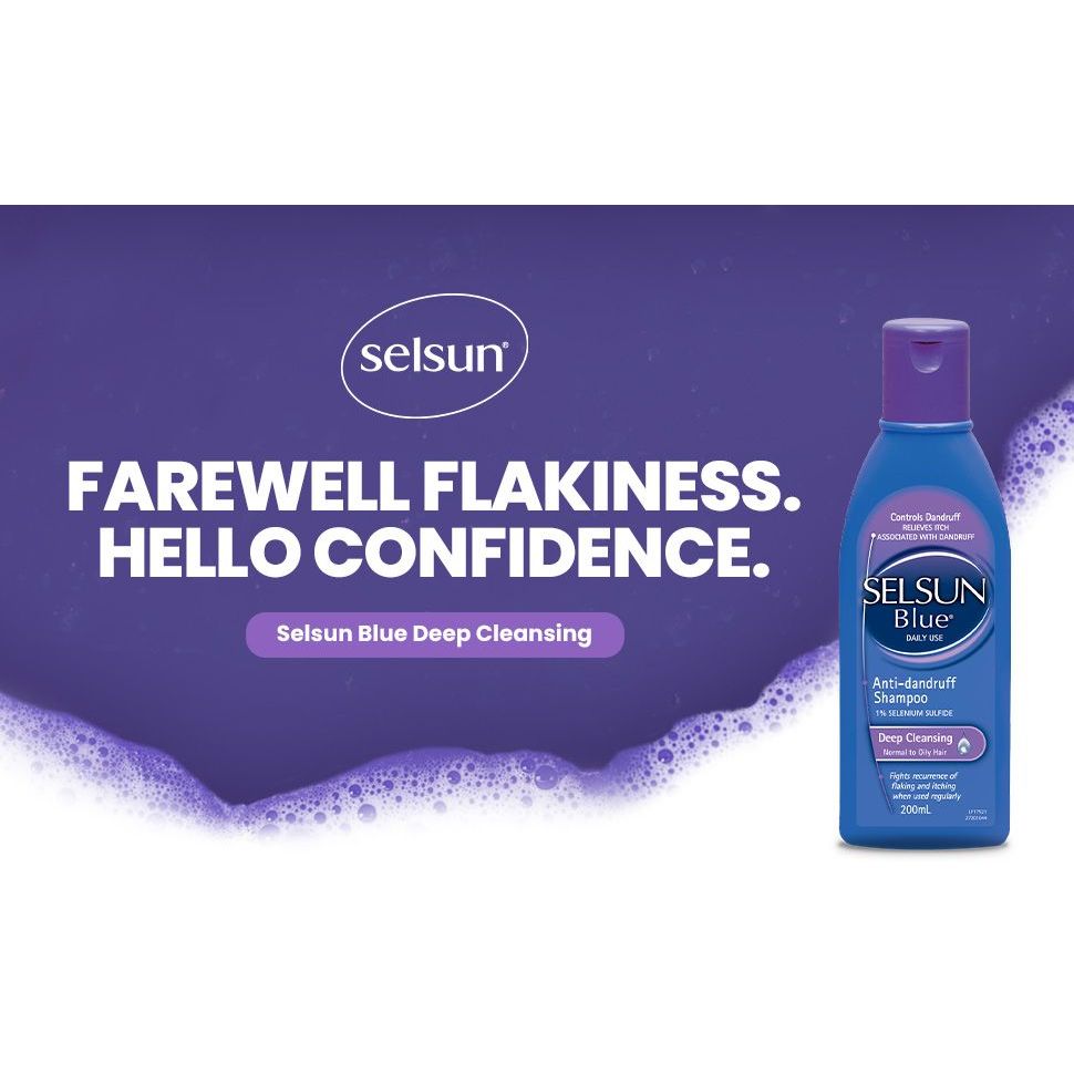 [Bản Úc] Dầu gội chống gàu và ngứa Selsun anti dandruff shampoo 200ml