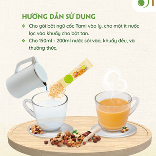Bột ngũ cốc Tami (Không đường) - 450g