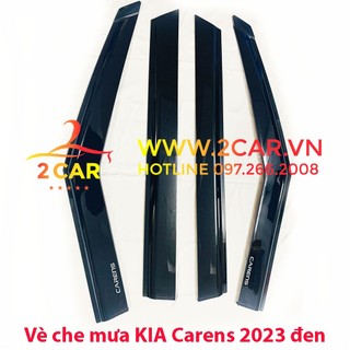 Vè che mưa xe kia carens 2023-2024 chất liệu nhựa đen dày, chắn mưa rất tốt