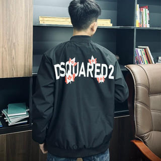Áo Khoác Gió DSQ AG355 Màu Đen, Chất Vải Gió Hai Lớp, Thời Trang Nam, Trẻ Trung Năng Động