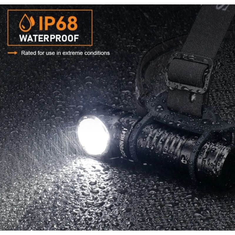 Đèn gù-đội đầu Sofirn Hs41, 4000lm - 325m, 21700 Type C, có sạc ngược cho ĐT