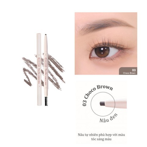 Chì Kẻ Mày Đầu Mảnh Dearmay The Chic Eyebrow Pencil