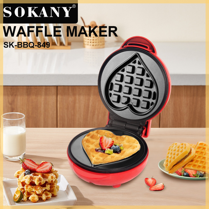 Máy làm bánh Waffle Dash Mini, bánh kẹp, bánh mì, bánh nướng sokany 849
