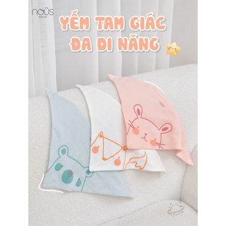  Yếm tam giác Nous đa năng mềm mại, thấm hút tốt cho bé