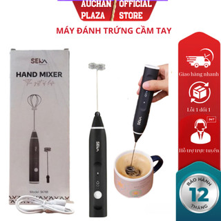 Máy đánh trứng cầm tay Seka, que tạo bọt cà phê mini không dây pha chế tiện lợi, 3 chế độ kèm sạc
