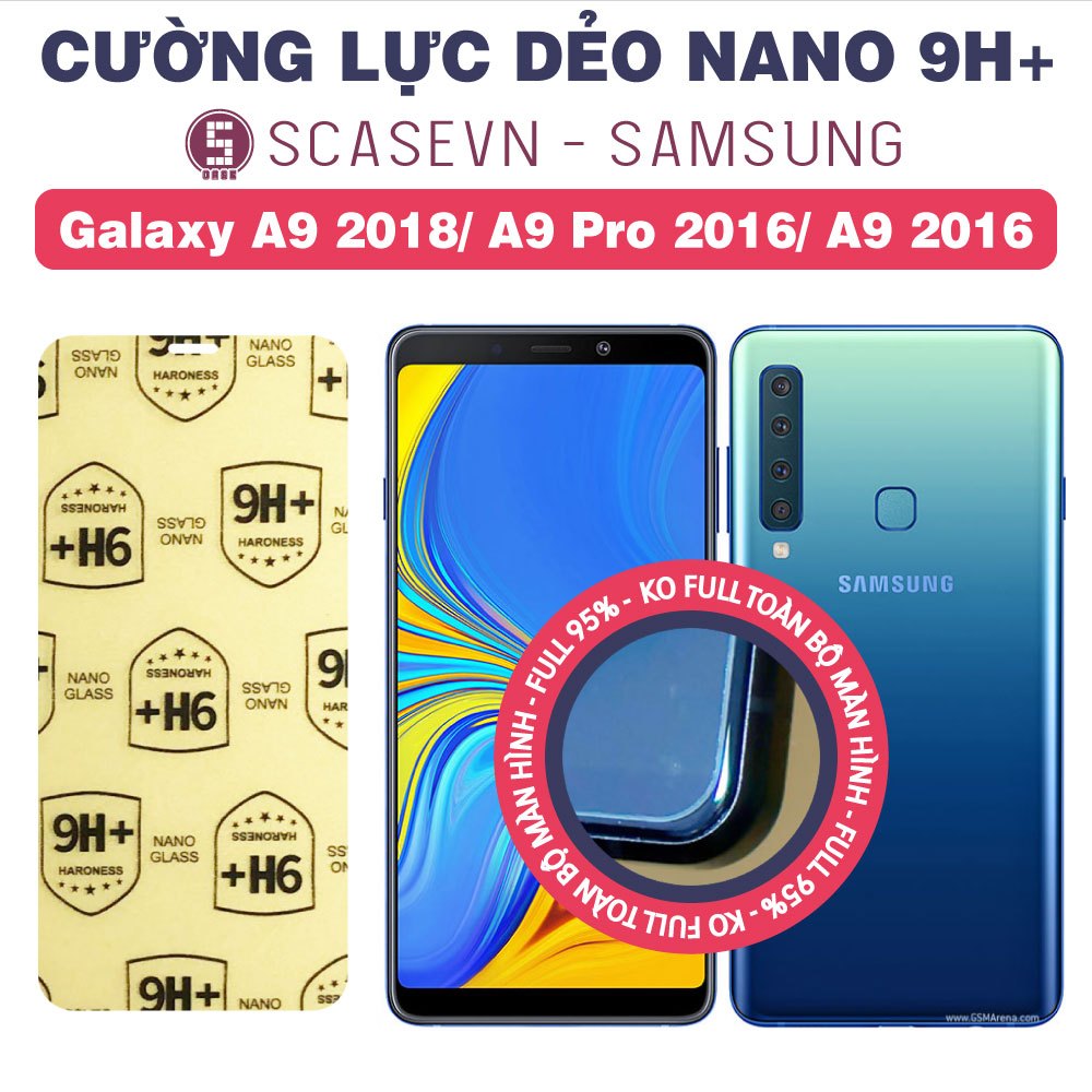 Cường Lực Dẻo Nano Trong Suốt Samsung Galaxy A9 2018 (A920)/ A9 Pro 2016/ A9 2016
