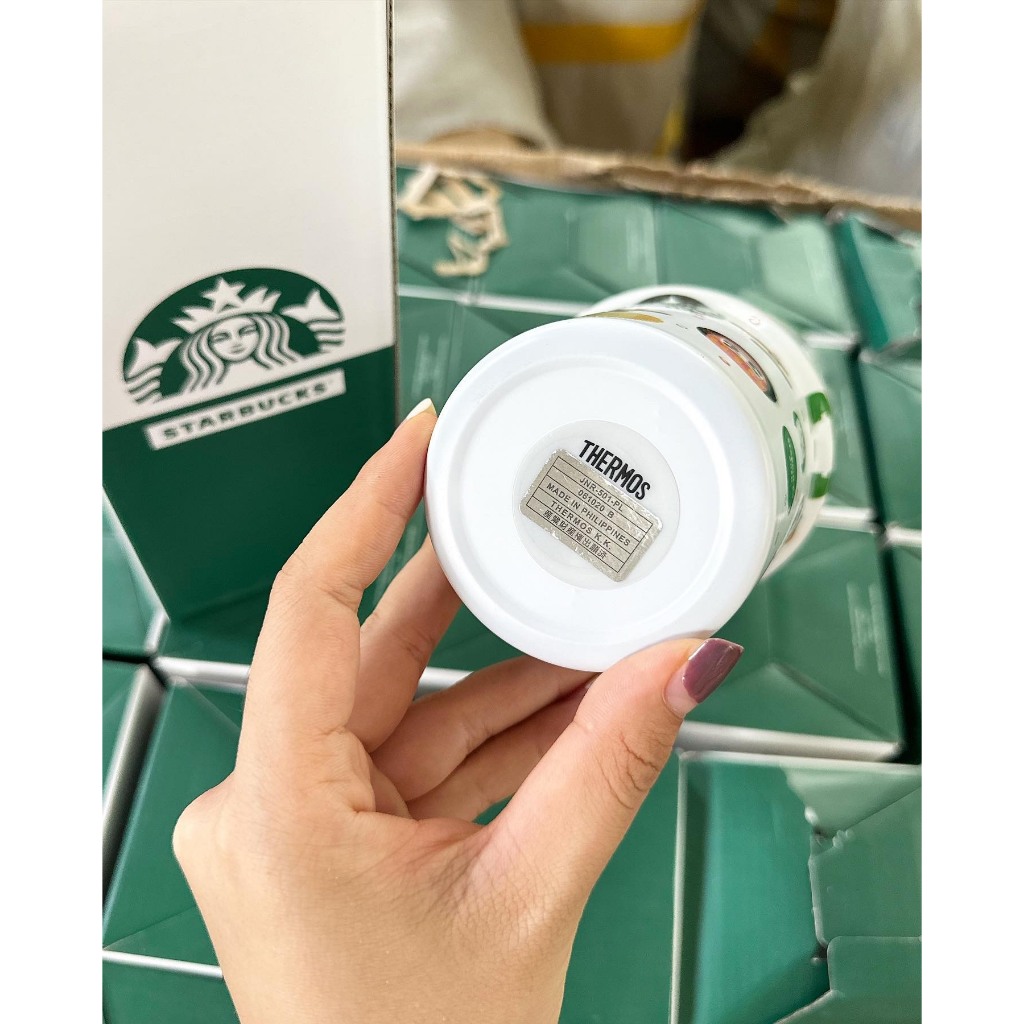 Bình Giữ Nhiệt Kèm Ống Hút Dung Tích 900ml Chất Liệu SUS304 In Họa Tiết Dễ Thương - TAOMO